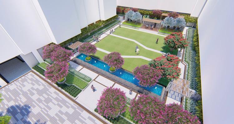 Courtyard & Fountain